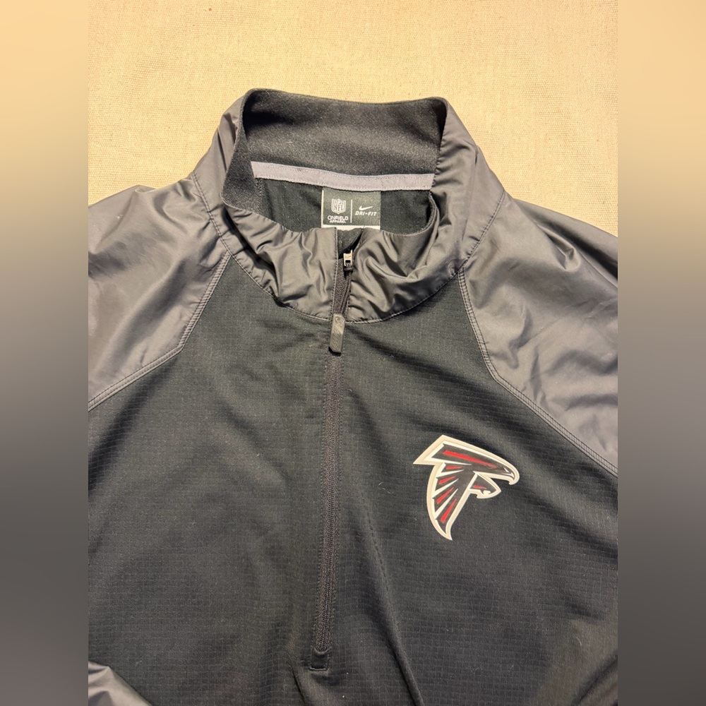 Nike NFL Nike Half Zip Atlanta Falcons Sz L - Picture 3 of 4